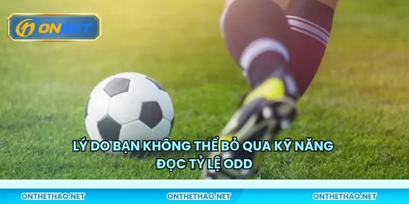 Lý do bạn không thể bỏ qua kỹ năng đọc tỷ lệ Odds